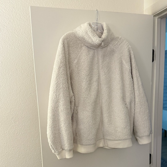 Athleta Off-White Sherpa Jacket